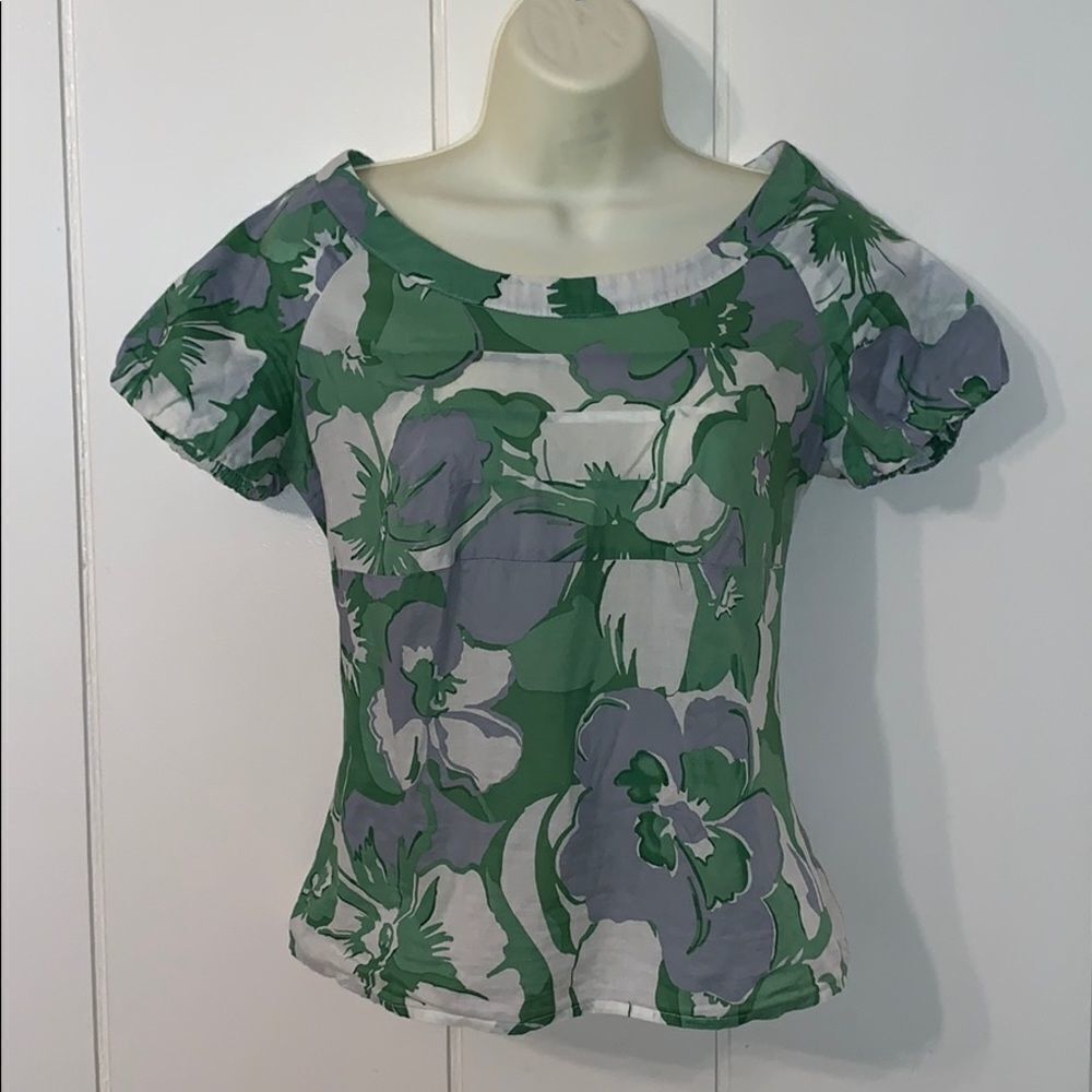 The Limited cotton floral print blouse‎